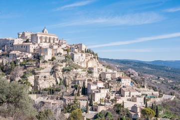 Obraz premium gordes, vaucluse