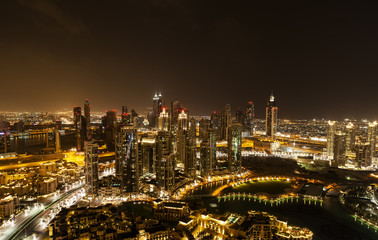 Dubai bei Nacht