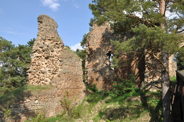 Obraz premium photo of Vrskamyk old castle ruins