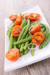 tomato and green bean salad