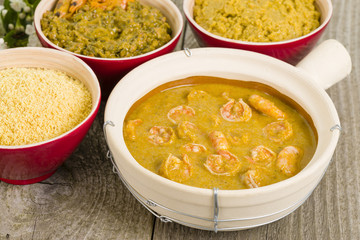 Moqueca de Camarao - Brazilian prawns in coconut milk and dende