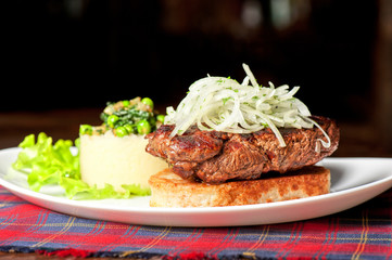 Gourmet steak meat