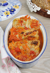 stuffed savoy cabbage