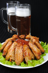 Baked chicken wings
