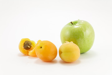 apple and apricot