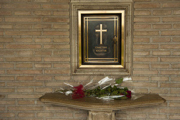 Soldatenfriedhof in Assisi, Italien