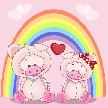 Lovers pigs