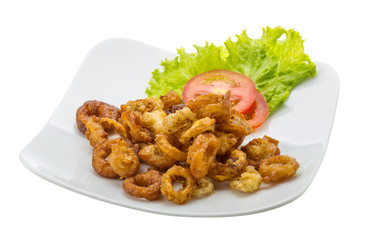 Fried squid rings
