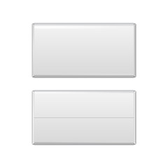 Chocolate Bar White Blank Package