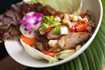 Thai Salad with Crispy Duck