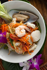 Thai Seafood Som Tum Salad