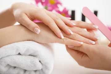 Deurstickers Manicure Manicure