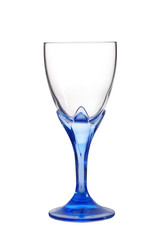 Naklejka premium modern wine glass on white background