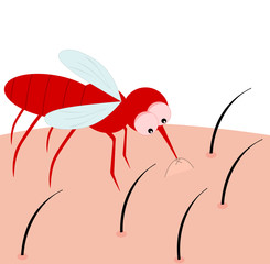 a pungent mosquito skin