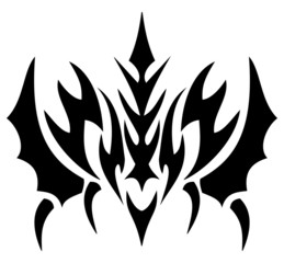 a black arrow in tattoo