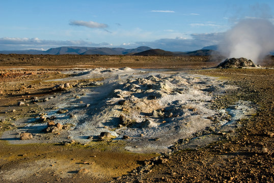 Fumarol in Namafjall, Iceland
