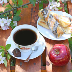 coffee in the garden