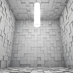 Cube room - 3D Render