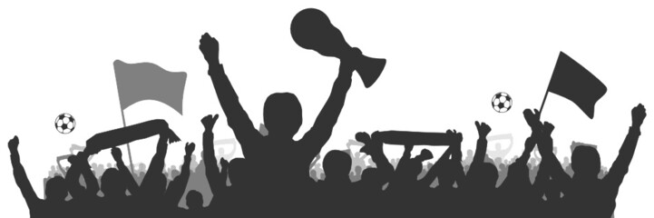 Fussball Menschen Pokal Weltmeister © SimpLine