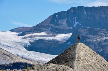 Hiking as high as you can for beautiful views in Yoho National P