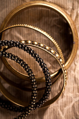 golden vintage bracelets