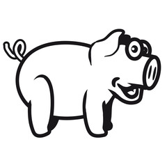 Schwein lachen lustig