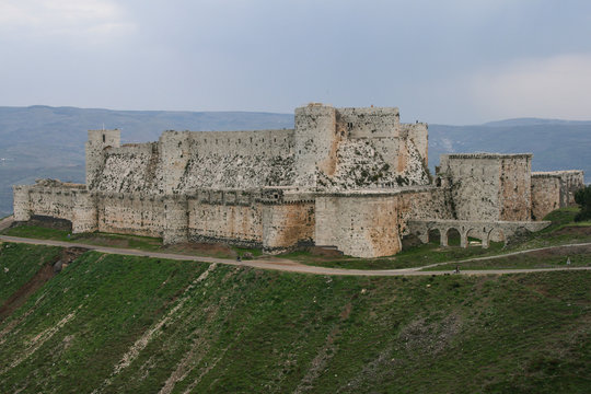 crusader castle of krak des chevaliers