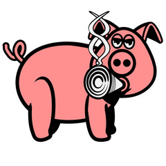 Schwein kiffen joint