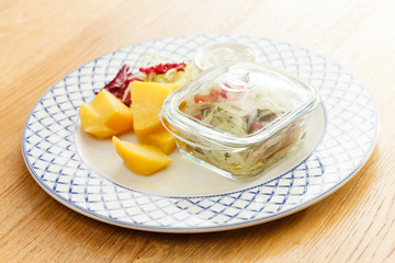 potatoes with herring