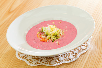 cold beetroot soup