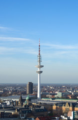 Fototapeta premium Wieża Heinricha Hertza - Hamburg