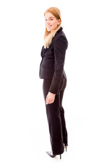 Confident businesswoman smiling