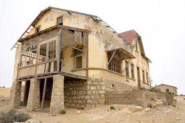 Decaying architecture at Kolmanskop