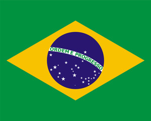 official national flag of Brazil
