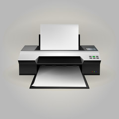 Illustration of inkjet printer