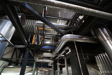 Industrial zone, Steel pipelines and equipment