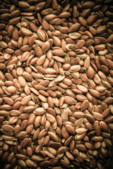 Healthy diet. Flax seeds linseed as natural food background