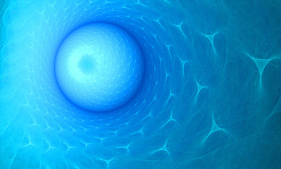 blue detailed fractal illustration background
