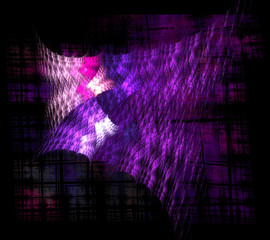 abstract violet light squares fractal background