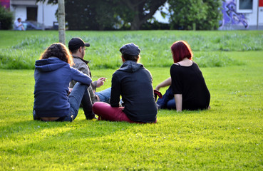 Teenager im Park