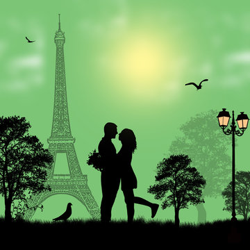 Lovers in Paris