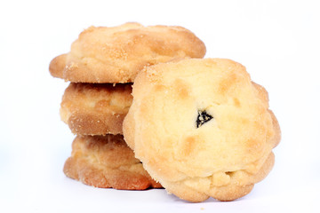 Mix fruit cookies in stack i