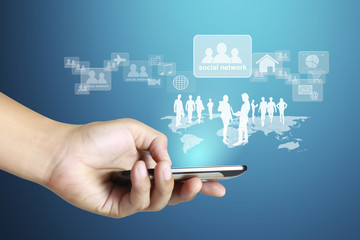 Touch screen mobile phone