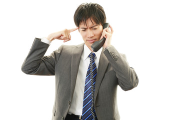 苦悩するビジネスマン