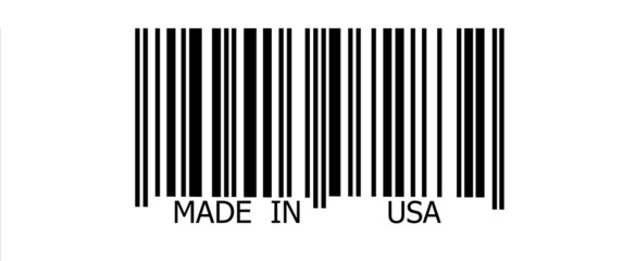 Made in USA on barcode
