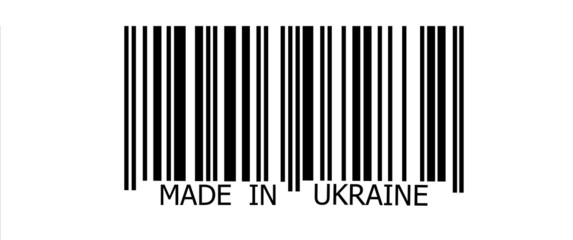 Made in Ukraine on barcode