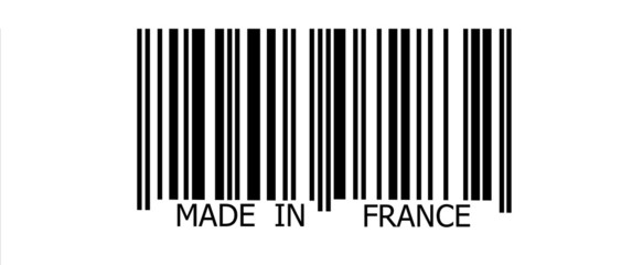 Made in France on barcode