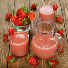 strawberry smoothies