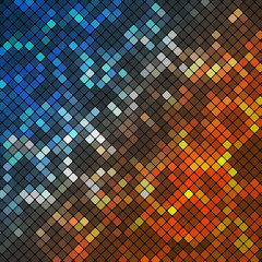 Abstract Geometrical Multicolored Background