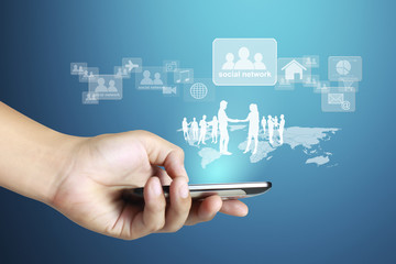 Touch screen mobile phone